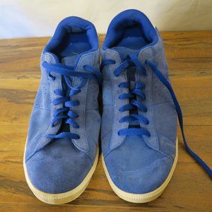 Nike blue suede shoes